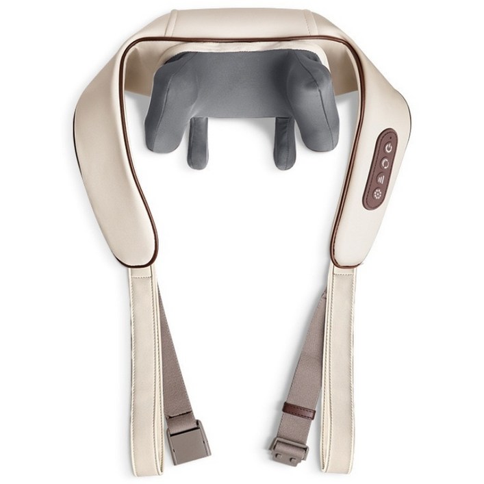 무선 온열 목 어깨 마사지기 3D 텐션 안마기 승모근 지압기 허리 마사지기