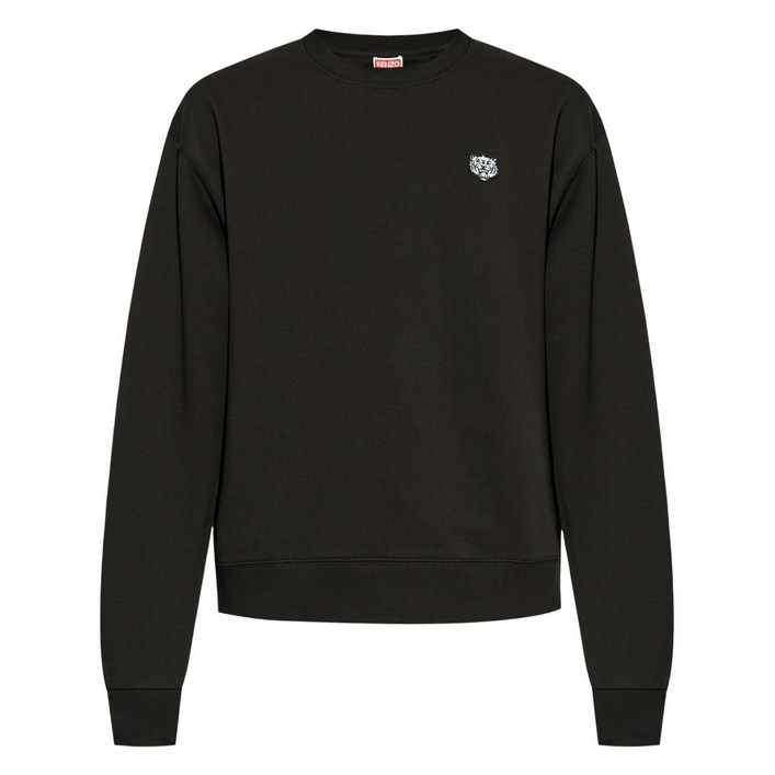 겐조 로고 패치 코튼 스웨트셔츠