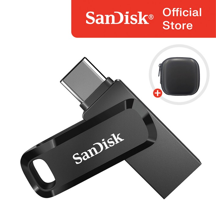 샌디스크 울트라 듀얼 고 C타입 USB 3.1 SDDDC3-G46 블랙 / USB 보관 케이스