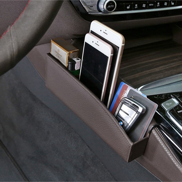 BMW 5시리즈 G30 6GT G32 공용 악세사리 모음, 가죽 사이드포켓