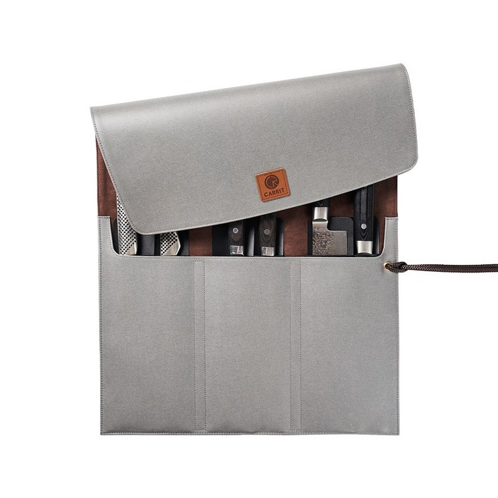 캐릿 II 칼가방 프리미엄 셰프 나이프 칼 케이스 보관함 Ver. 45cm, 1개, 스톤그레이