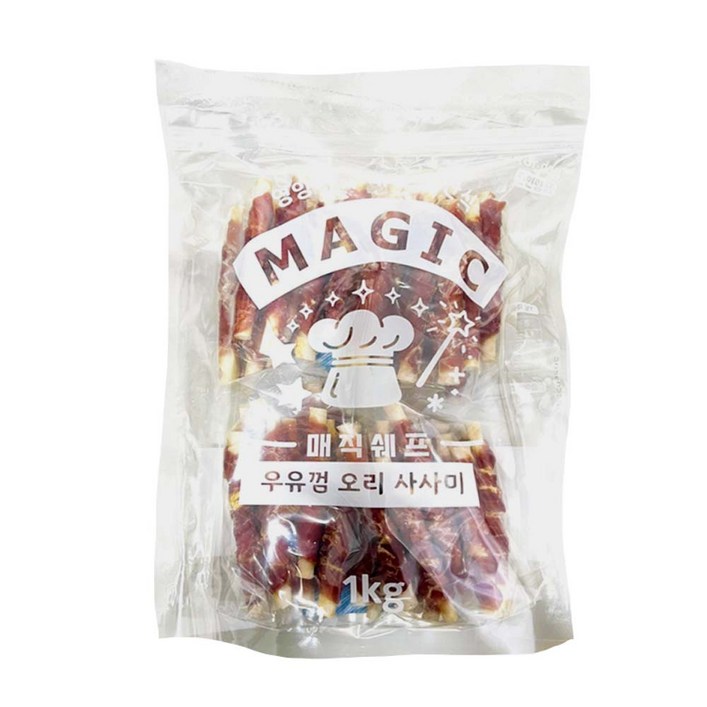 대용량 16종류 강아지 간식 매직쉐프 1kg  닭고기  오리고기  고구마  슬라이스  사사미  껌  육포
