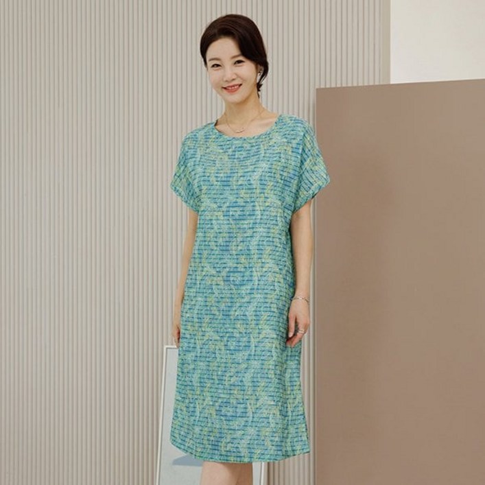 데드라 프리미엄 인견 위아풍기포써커인견원피스 OPD3033 (~100size)