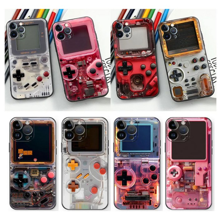 추억의게임기 아이폰 전기종 15 14 13 12 11 케이스