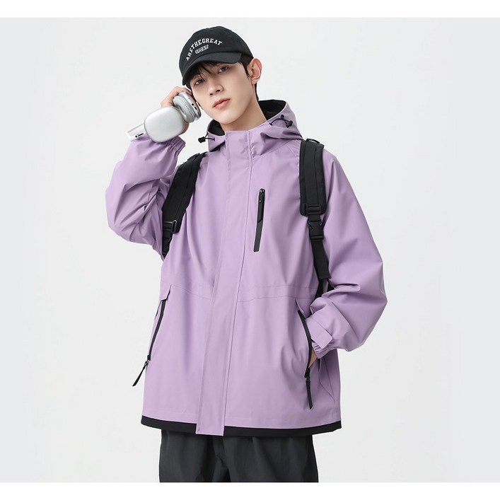 아워리빙 데이스 후드 남녀공용 경량 집업 바람막이 아워리빙 데이스 후드 남녀공용 경량 집업 바람막이