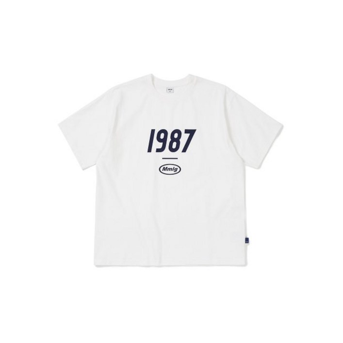 남자 여자 쿨 면 카라 반팔티 티셔츠 [Mmlg] 19MG HF-T (EVERY WHITE) 엠엠엘지T123