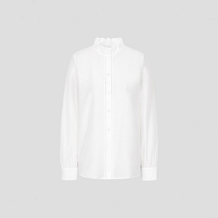 백화점정품 빈폴 여성 셔츠 블라우스 넥 러플 슬림 아이보리 BF5X64C550 딸선물 커플티 여친선물 여성셔츠코디 애인선물 여자친구선물넥 여자친구선물