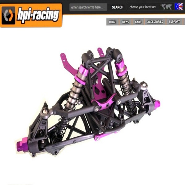 RC 모델 자동차 오리지널 Hpi 섀시 프레임 전면 15 Baja 5B 5SC KM Rovan용