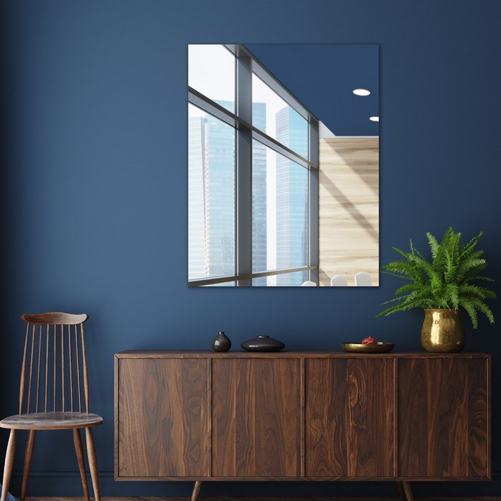 온미러 붙이는 거울 은경 흑경 미용실 헬스장 대형 부착 주문 맞춤제작 안전 유리