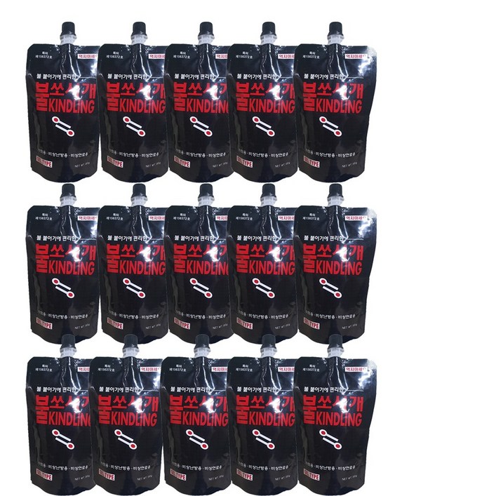 불쏘시개 착화제 150g, 15개, 1개, 150g