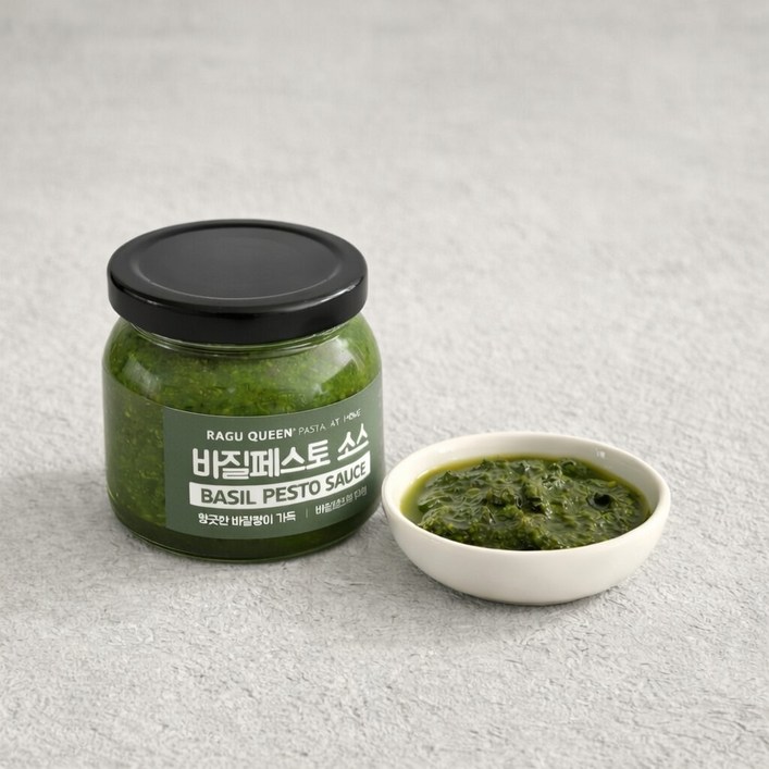 수제 바질페스토 파스타소스 샐러드소스, 130g, 2개