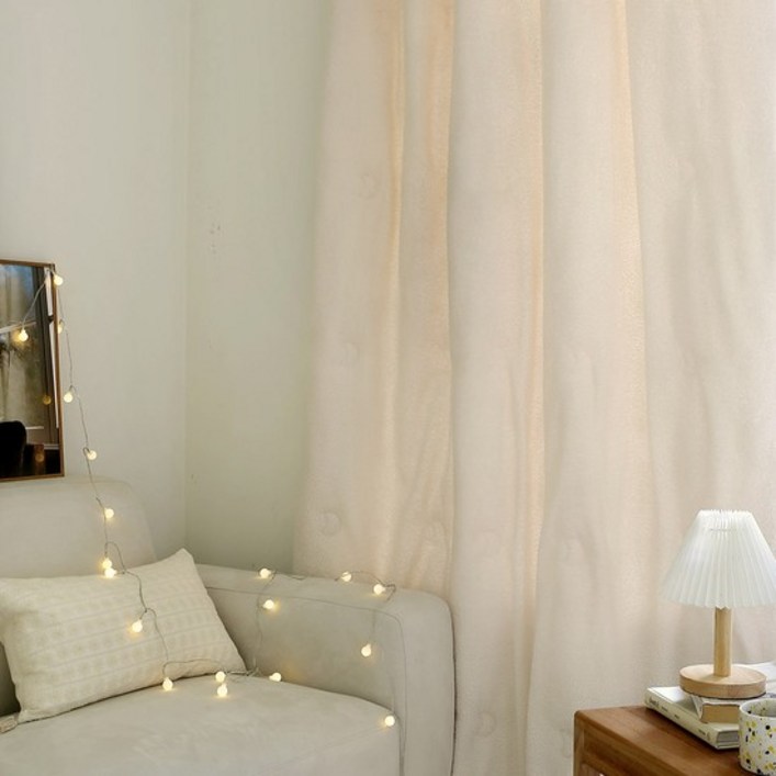 베베 양털 바람막이 방한커튼 1장 145×240