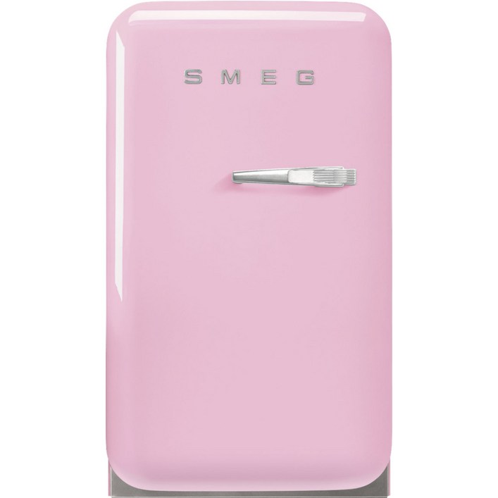 Smeg FAB5LPK5 레트로 스타일 미니 냉장고 미니바 캐딜락 핑크 34리터 - 쇼핑앤샵