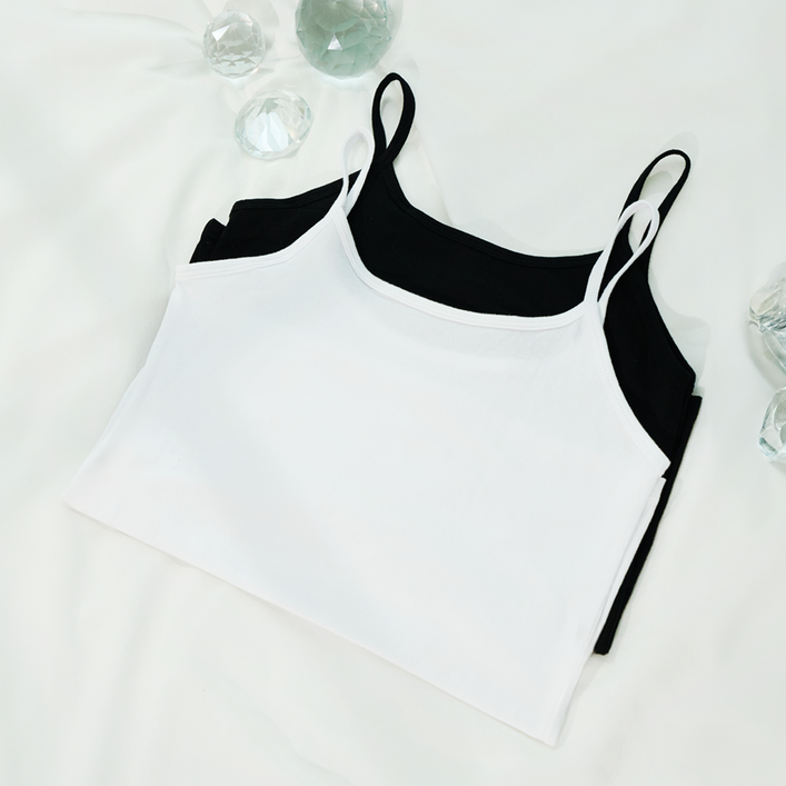 스킨밴드 순면 민소매 여성용 끈나시 3장 9,900원 ALL SIZE