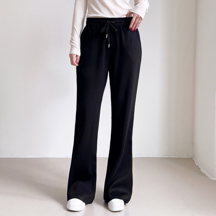 에이플심플 가을 여성 트레이닝바지 스판 부츠컷 팬츠