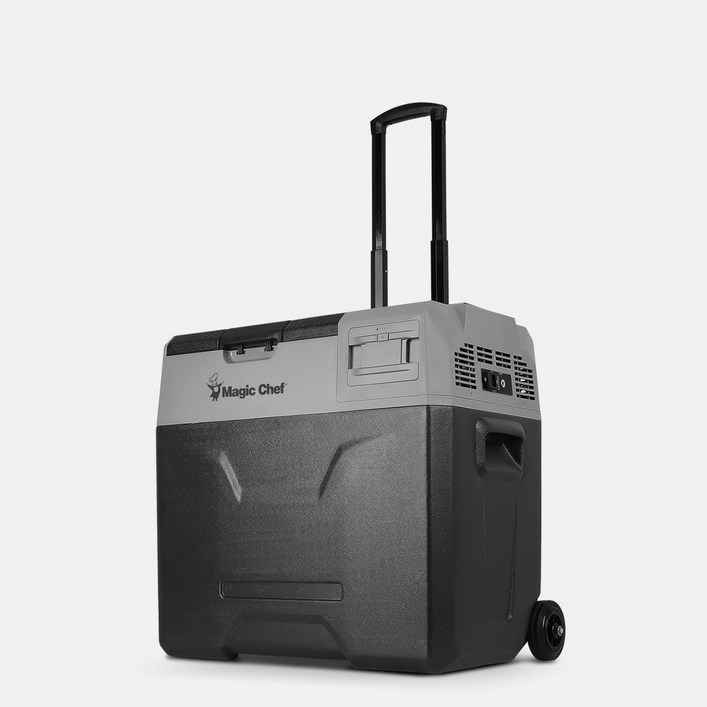 매직쉐프 50L 대용량 매직쉐프 차량용 캠핑용 냉동 냉장고 아이스박스, 50L, 블랙