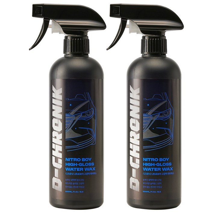 디크로닉 니트로보이 퀵 디테일러 물왁스, 2개, 500ml