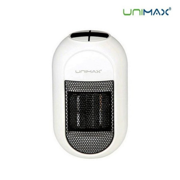 유니맥스 PTC 플러그인 미니 히터 온풍기 UMH-406W 화이트 콘센트형 난방기
