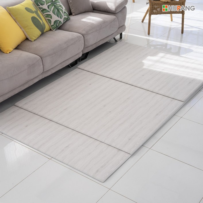 휴팡 디럭스 고탄성 두께 15mm PVC 양면 놀이방매트 유아 어린이 아이방 거실 바닥 쿠션매트, 퓨어 오크