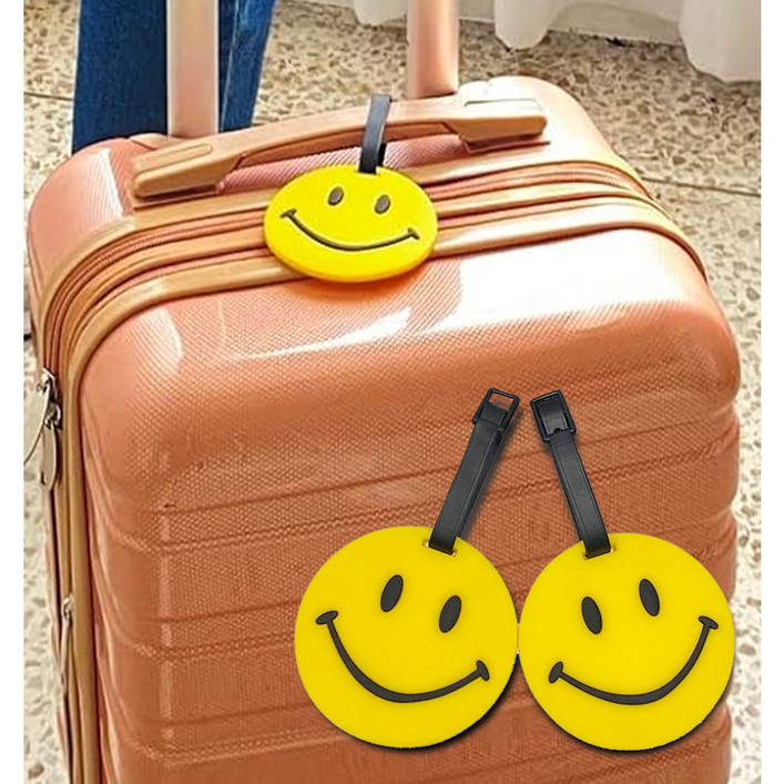 Hi therE 여행용 골프 스마일 네임텍 11