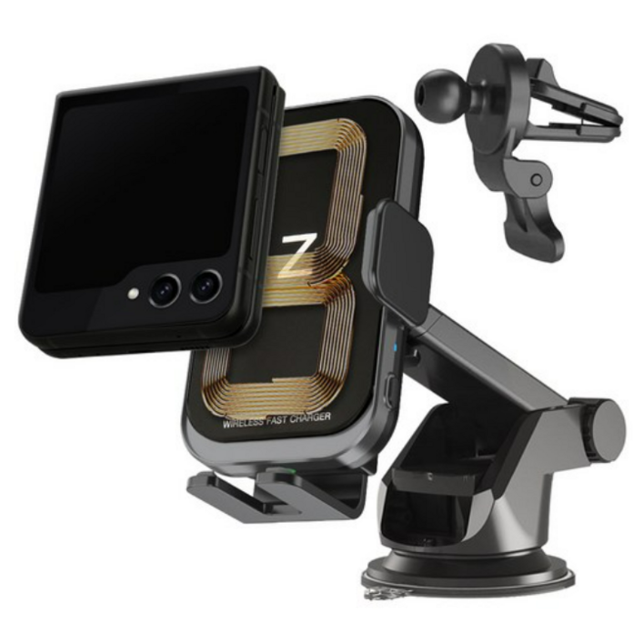 Z 차량용 고속 무선 충전 홀더 거치대 15W z플립 7 적합