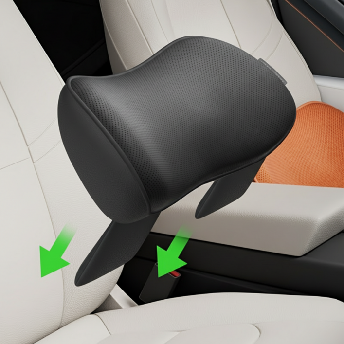 편안한 통기성 메모리폼 차량용 허리 쿠션