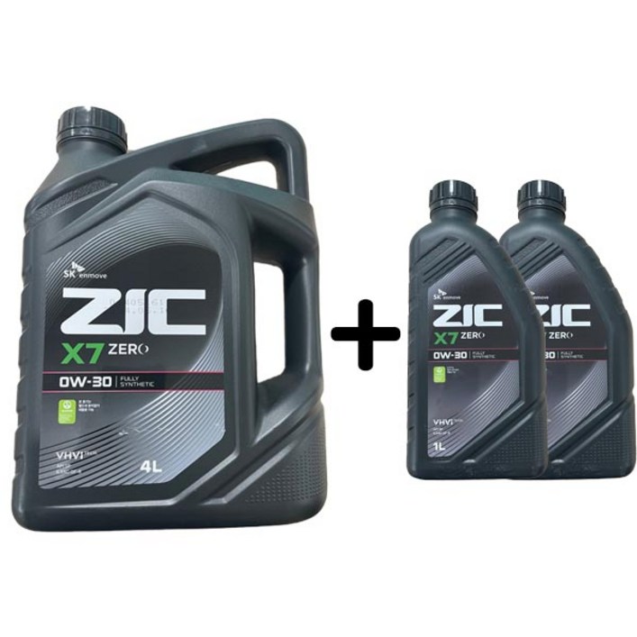 ZIC X7 ZERO 0W30 4L 1개 1L 2개 가솔린