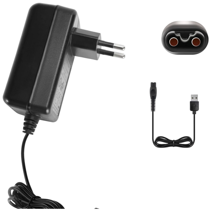 필립스 면도기 호환 고속 충전기 + 비상용 USB타입(HQ8505) 충전기, 1개