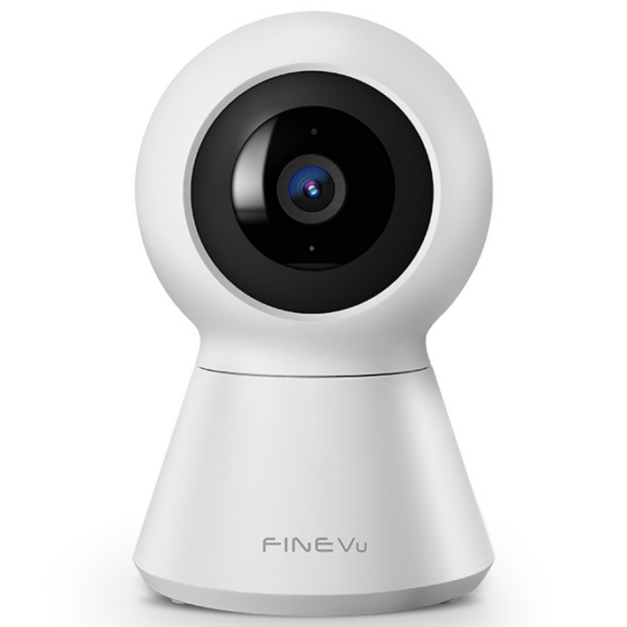 파인뷰 홈캠 K90 가정용 홈CCTV 500만 화소 QHD 극초고화질 스마트폰CCTV 방범용 보안카메라 펫캠 아기 홈캠 고양이 강아지 홈캠, 1개