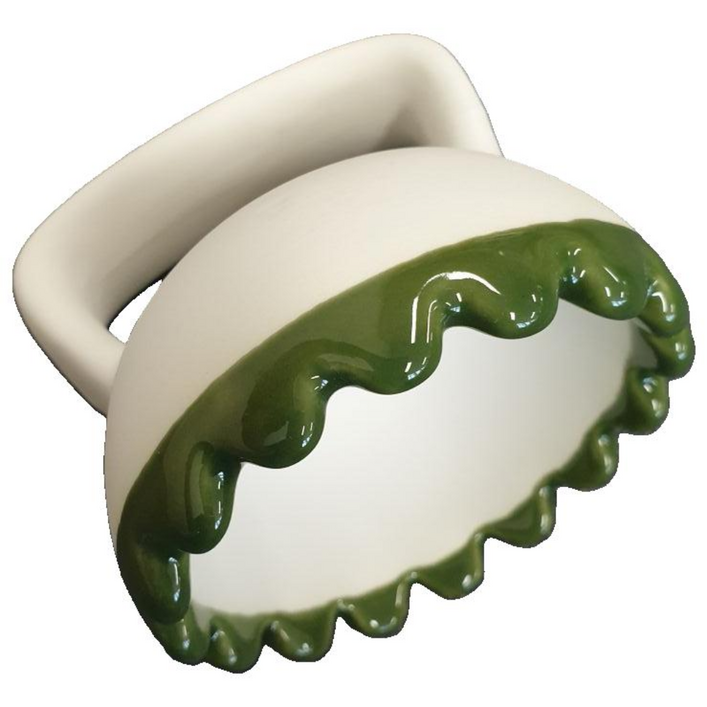 [MEDICOACH] 하루 5분 외모관리 천연 백토 도자기 괄사 페이스 바디 두피 림프 디톡, 녹색01, 2개