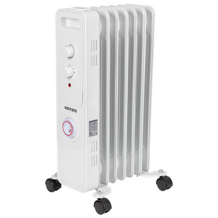 본사공식 한양테크 타이머 전기 라디에이터 5핀7핀9핀11핀15핀 동파방지 가정용 업소용, 타이머 라디에이터 7핀화이트 HYR07