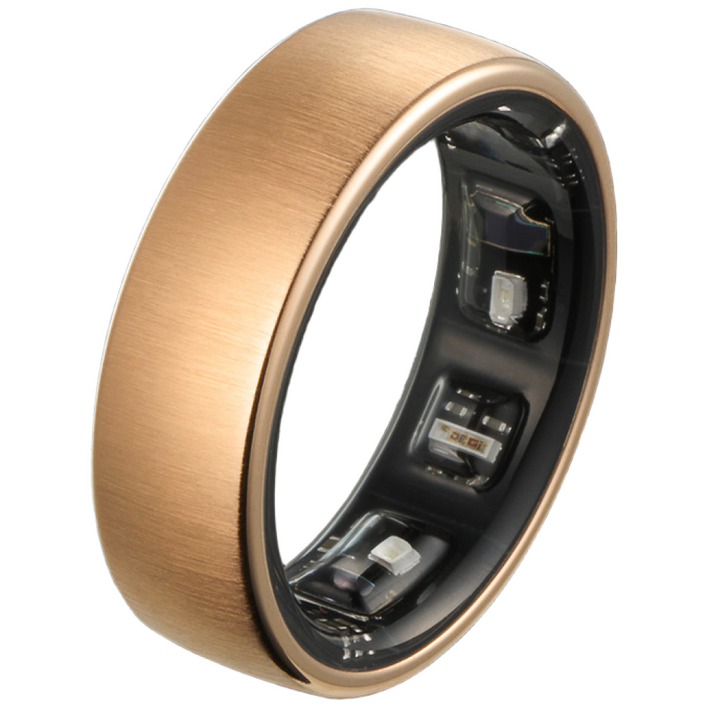 브링 PRO 업그레이드 스마트링 스마트링반지 방수 초경량 블루투스 자체개발 국내앱 애플 갤럭시 호환 슬립테크, size 8, 로즈골드