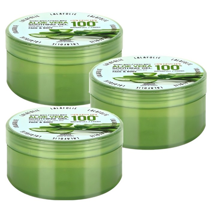 라라폴리 알로에베라 100 수딩젤, 300ml, 3개