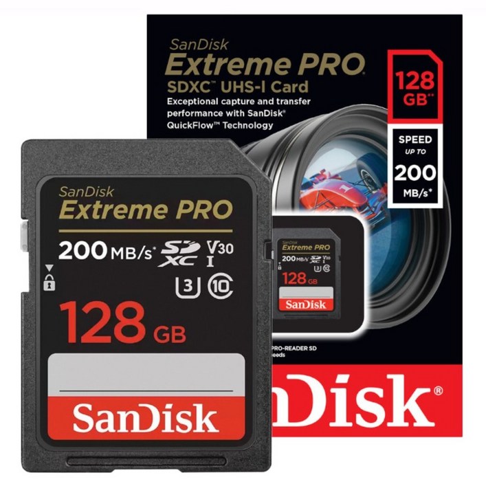 샌디스크 정품 SD 메모리카드 Extreme Pro 익스트림 프로 SDXC 평생보증 Lifetime Limited