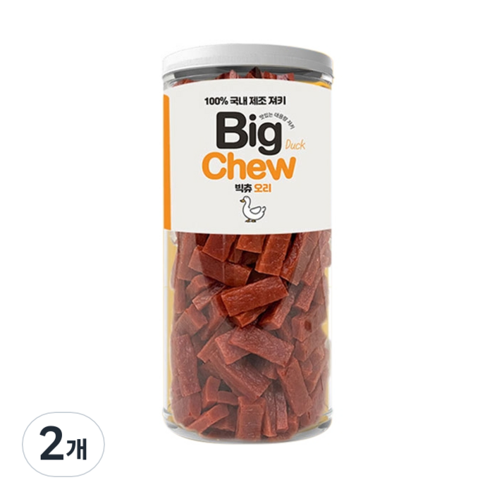 강아지 빅츄 져키 1kg, 오리, 1kg, 2개