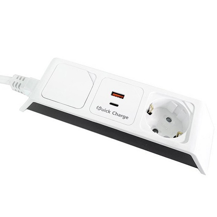 네모탭 USB 일반 고속충전 C타입 멀티탭 2구 SY-NA2 USB CT