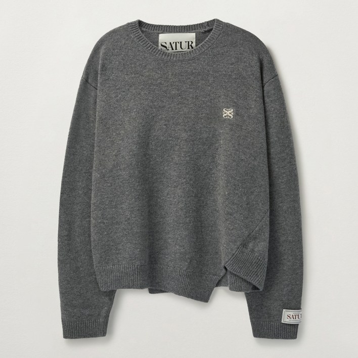 세터 남녀공용 더블린 언발란스 캐시미어 블렌드 니트