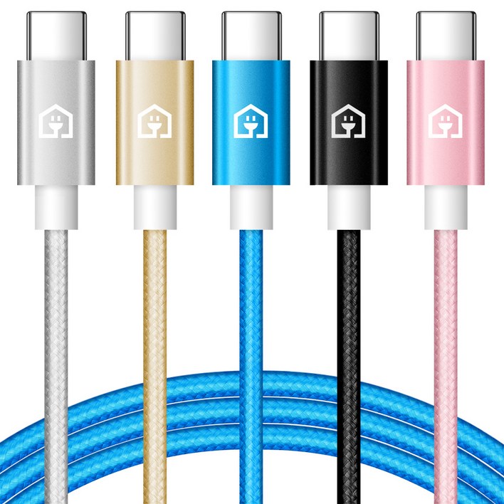 홈플래닛 패브릭 고속충전케이블 C타입