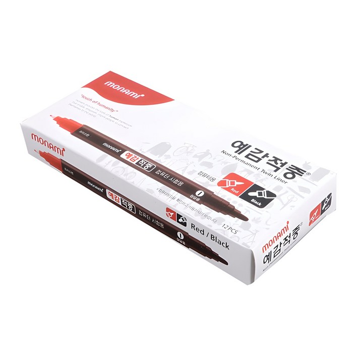 모나미 예감적중 컴퓨터 시험용 트윈타입 사인펜