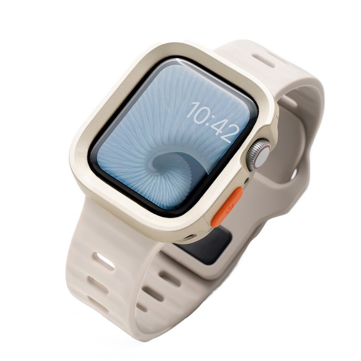 누아트 애플워치 호환 실리콘 TPU 케이스 스트랩 세트