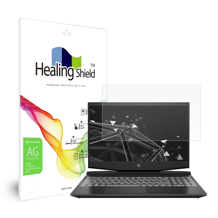 힐링쉴드 HP 파빌리온 게이밍 15dk0165tx 저반사 지문방지 노트북 액정보호필름, 1세트 힐링쉴드 HP 파빌리온 게이밍 15dk0165tx 저반사 지문방지 노트북 액정보호필름, 1세트