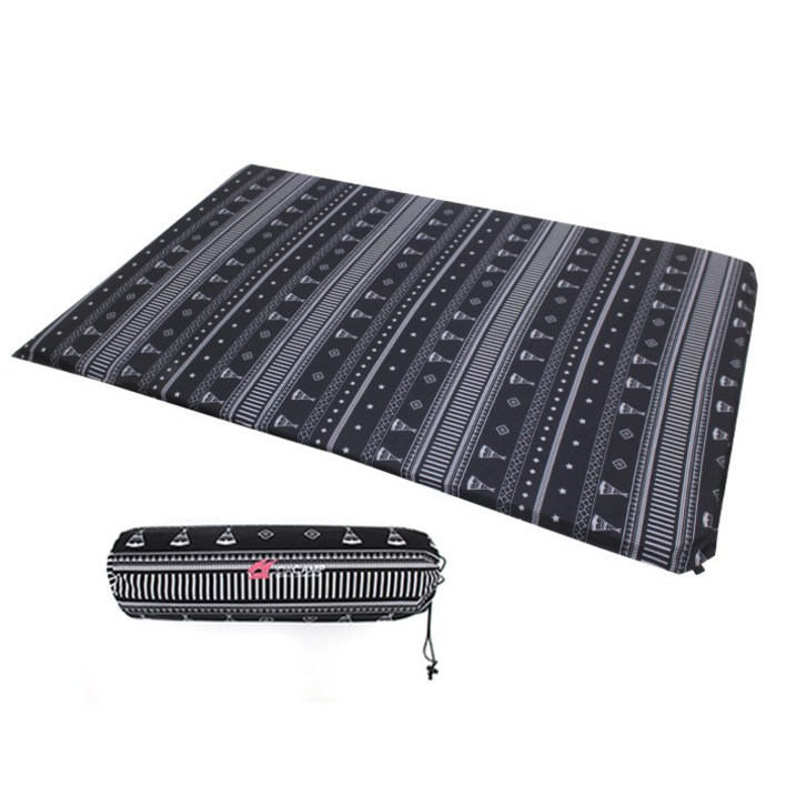 조아캠프 인디 프리미엄 자충매트 더블 5T 2구  수납밴드  수리패치  수납가방