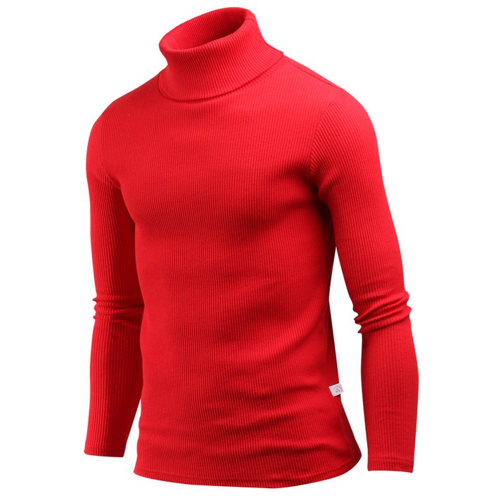 다꾸앙 남성용 슬렌더 골지 폴라티 ts2876