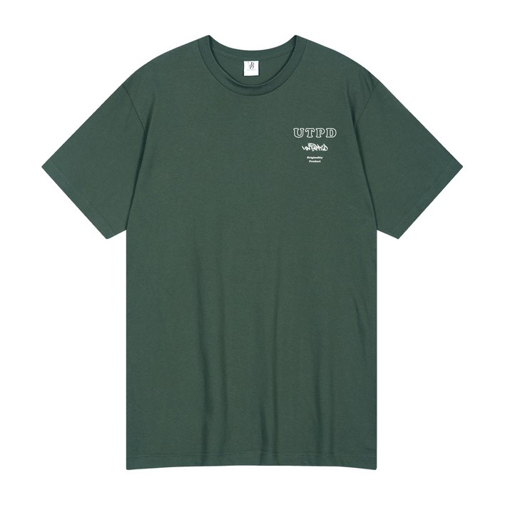 언탭트 남성용 통기성 UTPD 스트로크 16수 반팔 티셔츠