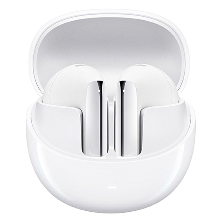 QCY 액티브 노이즈 캔슬링 블루투스 이어폰, QCY-HT10 AilyBuds Pro, 화이트, 30시간, 방수가능