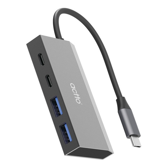 엑토 C타입 USB 4포트 노트북 멀티 포트 허브 HUB-58, 1개, 단일색상
