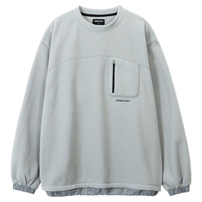 팬암 체스트 포켓 플리스 맨투맨 3147