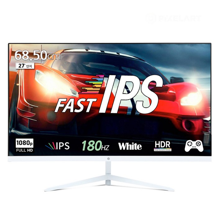 픽셀아트 FHD 180Hz Fast IPS 무결점 모니터 화이트, 68cm, PA2718W 픽셀아트 FHD 180Hz Fast IPS 무결점 모니터 화이트, 68cm, PA2718W