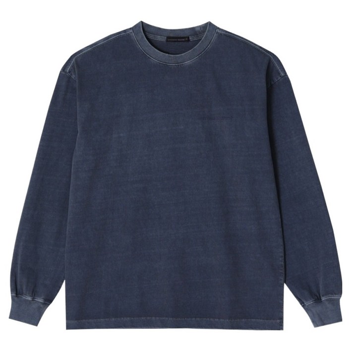 록히드마틴 남녀공용 LM 로고 가먼트 다이드 긴팔 티셔츠 L21UTL003