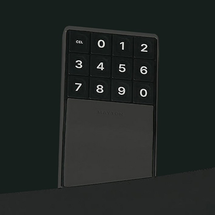 메이튼 차량용 대쉬보드 안심번호 노드N 주차번호판, 1개, 블랙